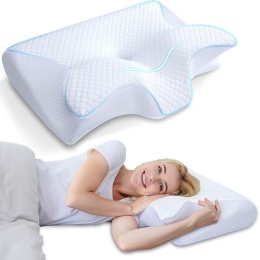 PODUSZKA ORTOPEDYCZNA ERGONOMICZNA DO SPANIA 2w1 pianka memory