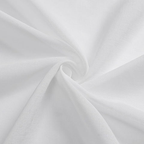 Zestaw 2 firan woalowych z taśmą marszczącą firanki długie 140x290 cm firanka firany