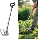 Motyka kultywator 3-zębny długa rękojeść 127cm PAZURKI GRABIE DO CHWASTÓW
