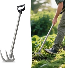 Motyka kultywator 3-zębny długa rękojeść 127cm PAZURKI GRABIE DO CHWASTÓW