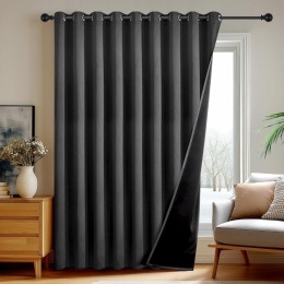 Ekstra duży zestaw zaciemniających zasłon wys. 220 x szer. 300 cm Deconovo