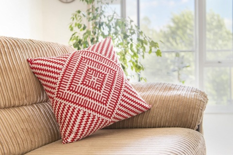 Poszewka dekoracyjna TreeWool motyw kalejdoskop 100% bawełna 2 szt55 x 55 cm