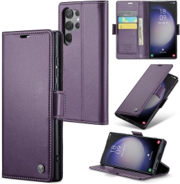 ETUI DO SAMSUNG GALAXY S23 ULTRA PORTFEL RFID FIOLETOWE