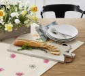 Obrus Plamoodporny 100x100 Kremowy Skrzaty gnomy krasnale